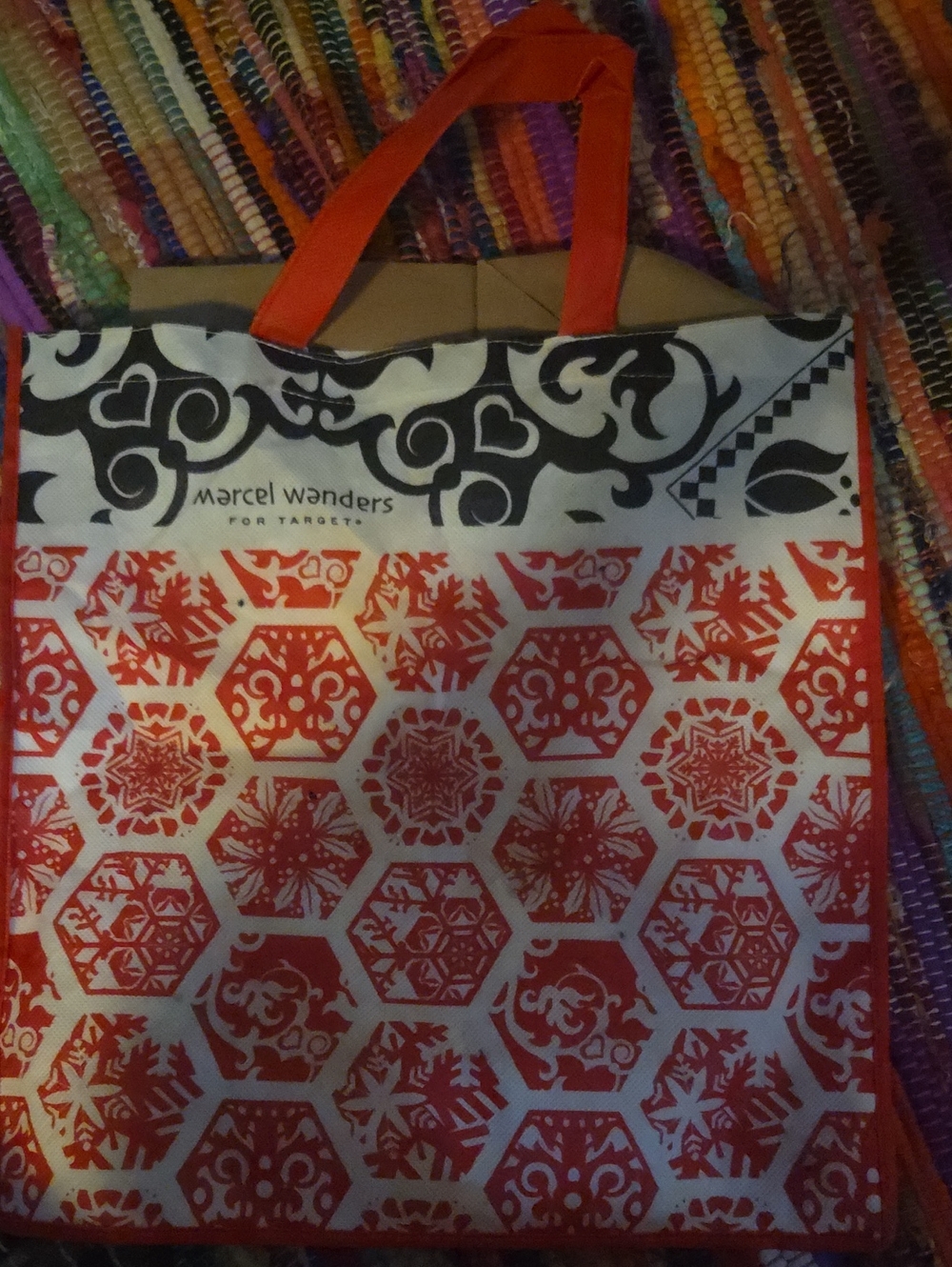 Marcel Wanders for Target Reusable Tote Bag - Red & White